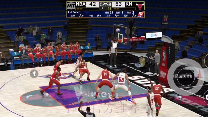 巴特勒首节7投5中，罚球3中3得到13分2篮板1助攻2抢断